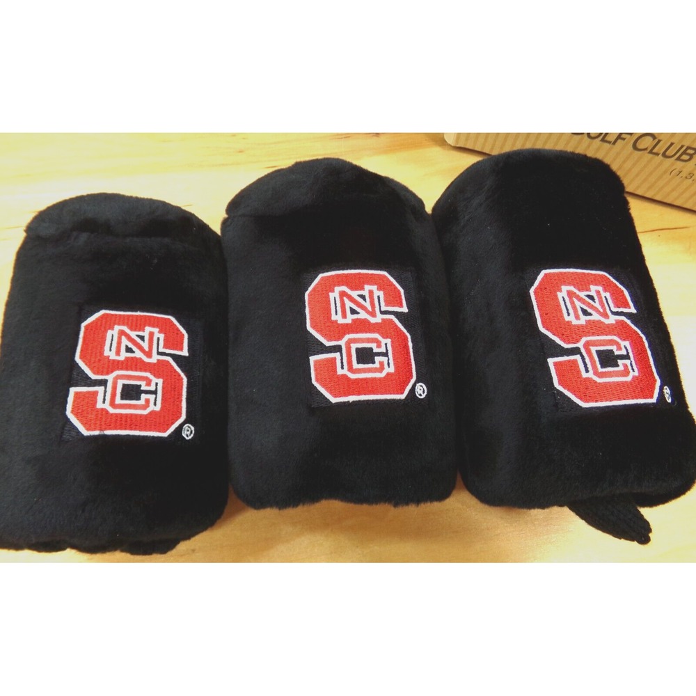 Team Golf North Carolina State Set‎ of 3 Golf Club Head Covers X, 1 and 3